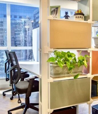 mesas de trabalho do coworking br.offices